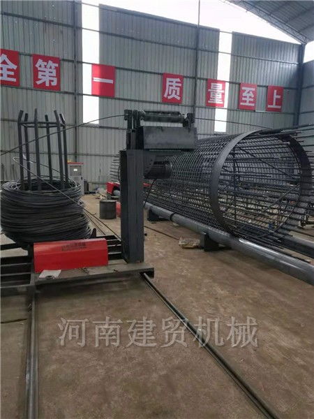 通化数控钢筋笼滚焊机滚筒壁厚 加厚 河南建贸
