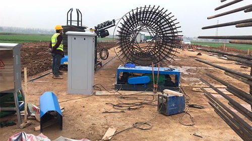 洛阳全自动数控钢筋笼滚焊机一天产量50吨