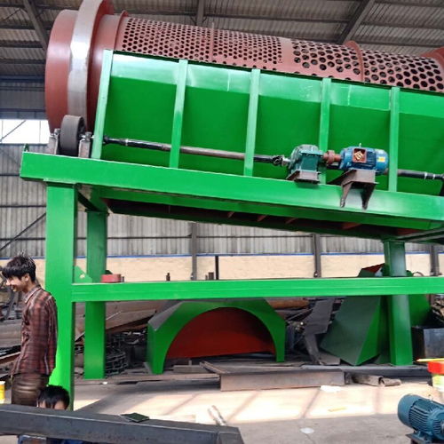 回转滚筒筛铸造砂筛分机铸造件落砂机石子封闭滚筒筛